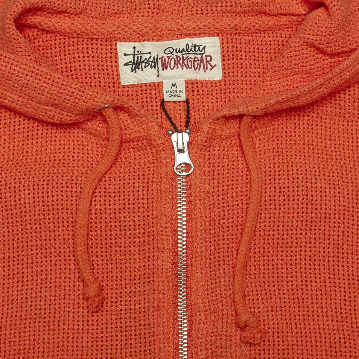 Stussy | Work Jacket Cotton Mesh Style # 115769 Color : Red Orange