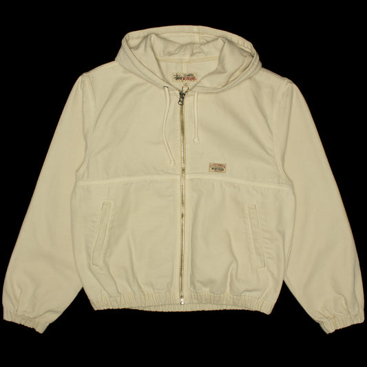 Stussy | Work Jacket Unlined Canvas Style # 115757 Color : Vintage Natural