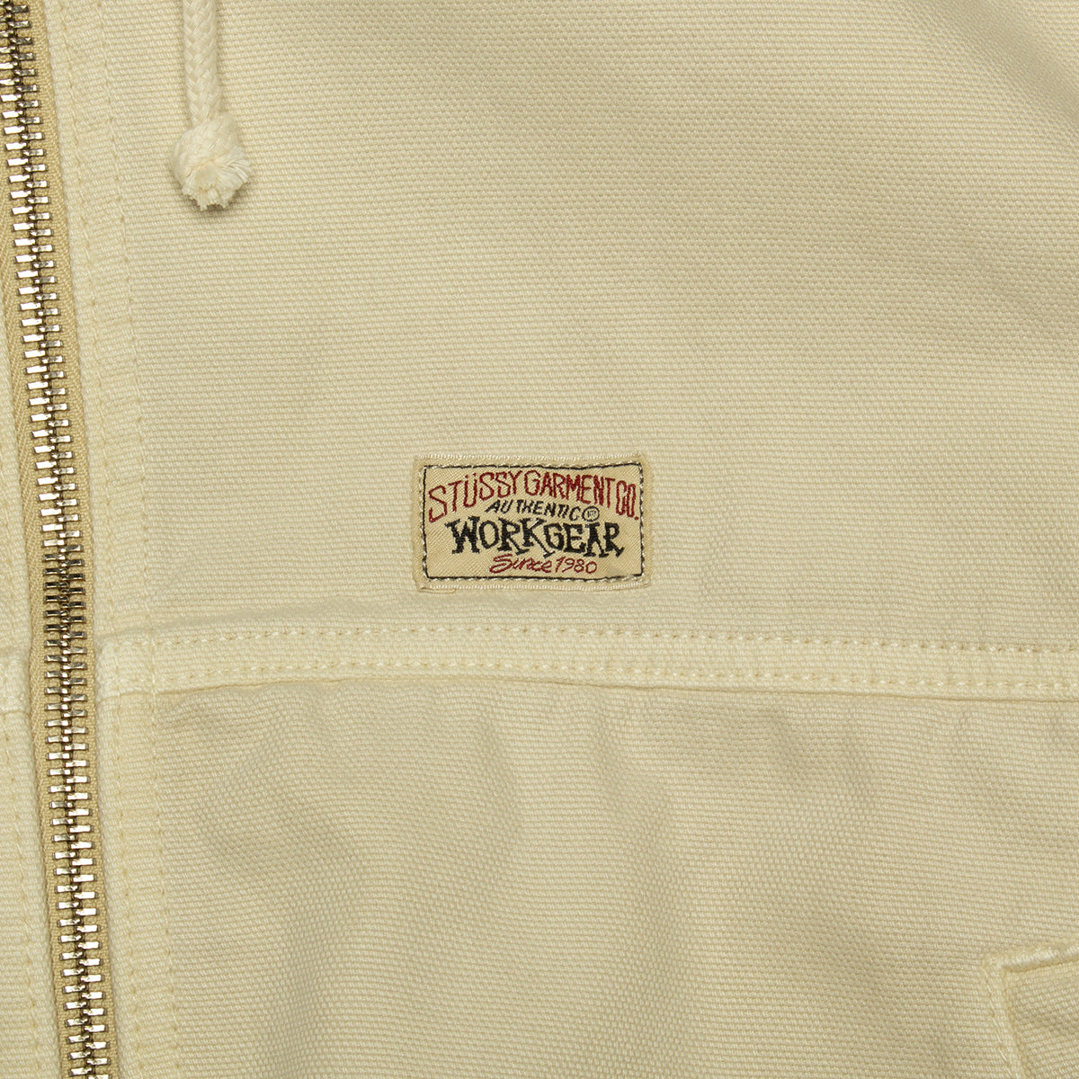 Stussy | Work Jacket Unlined Canvas Style # 115757 Color : Vintage Natural