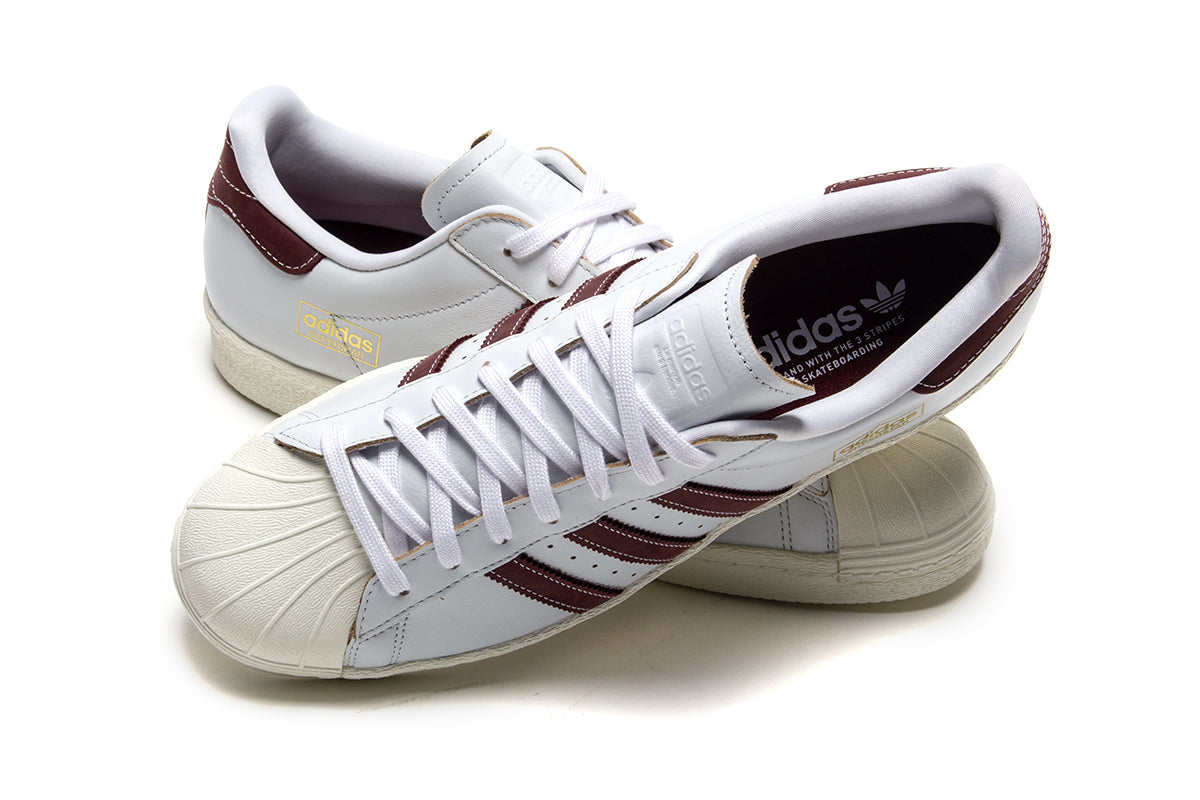 adidas Superstar 80 ADV - Shadow Red / Off White 7 adidas Superstar 80 ADV - Shadow Red / Off White 7