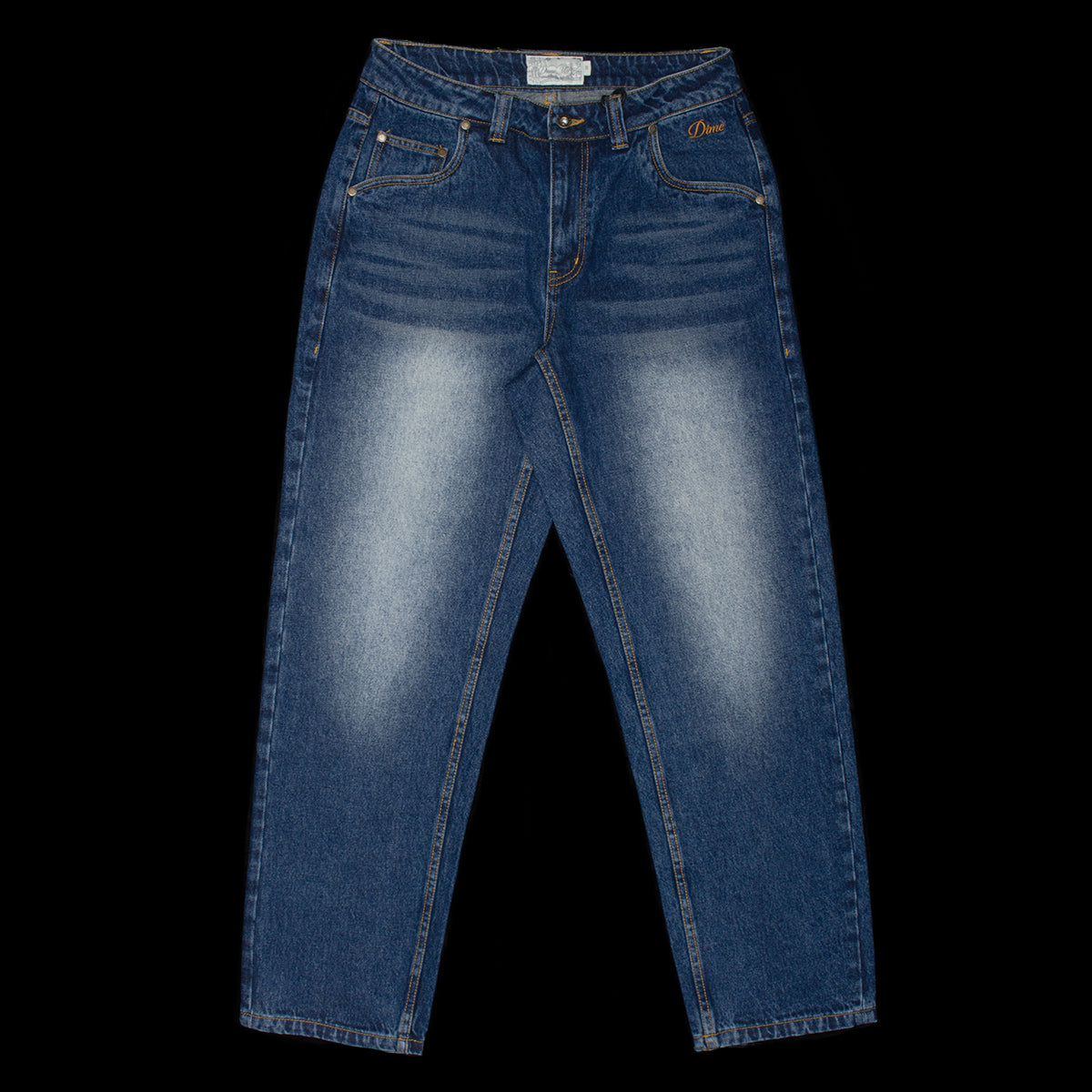 Dime - Classic Relaxed Denim Pants
Color : Faded Indigo