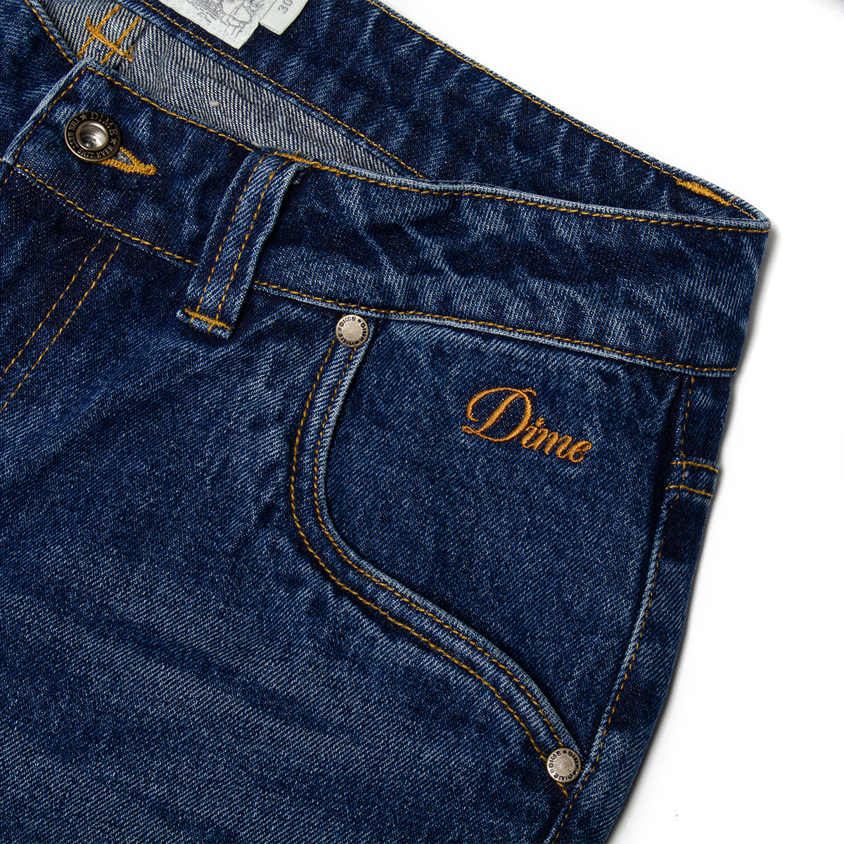 Dime - Classic Relaxed Denim Pants
Color : Faded Indigo