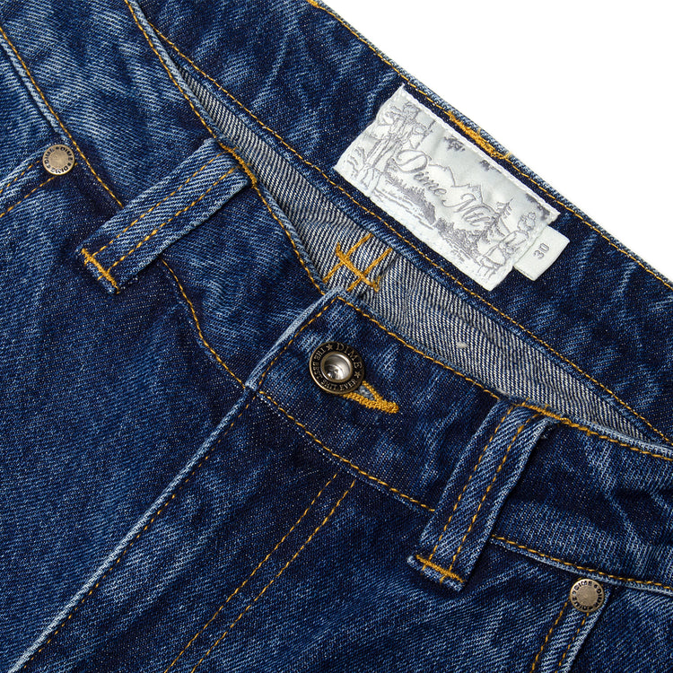 Dime - Classic Relaxed Denim Pants
Color : Faded Indigo