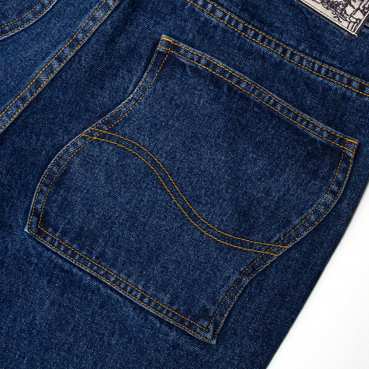 Dime - Classic Relaxed Denim Pants
Color : Faded Indigo