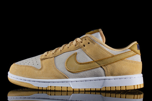 Nike | Women's Dunk Low LX 'Gold Suede' Style # DV7411-200 Color : Celestial Gold / Wheat