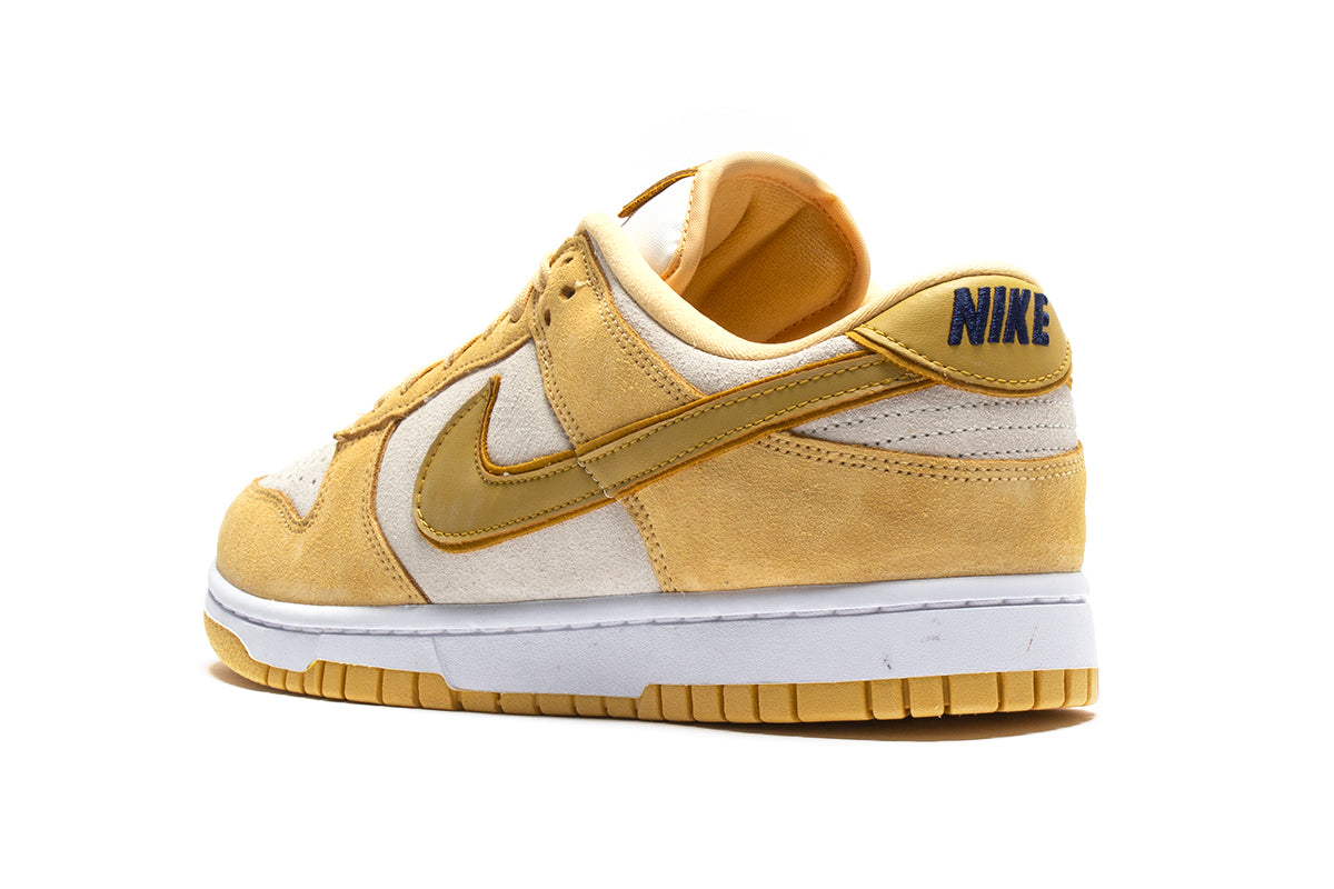 Nike | Women's Dunk Low LX 'Gold Suede' Style # DV7411-200 Color : Celestial Gold / Wheat