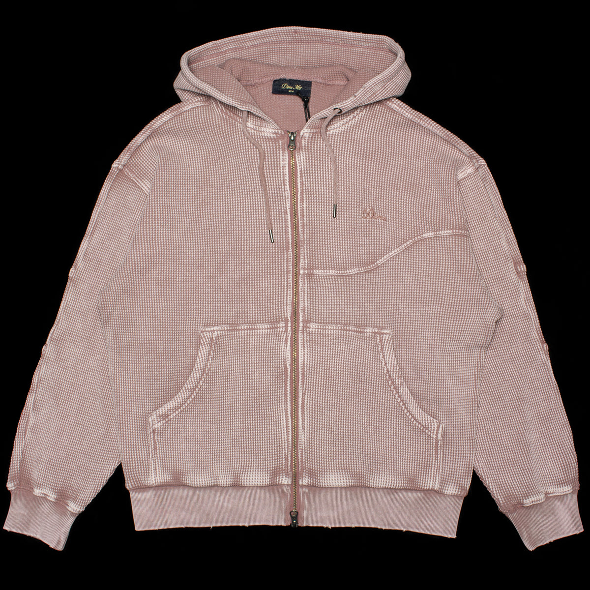 Dime - Premium Waffle Zip Hoodie
Color : Faded Mauve