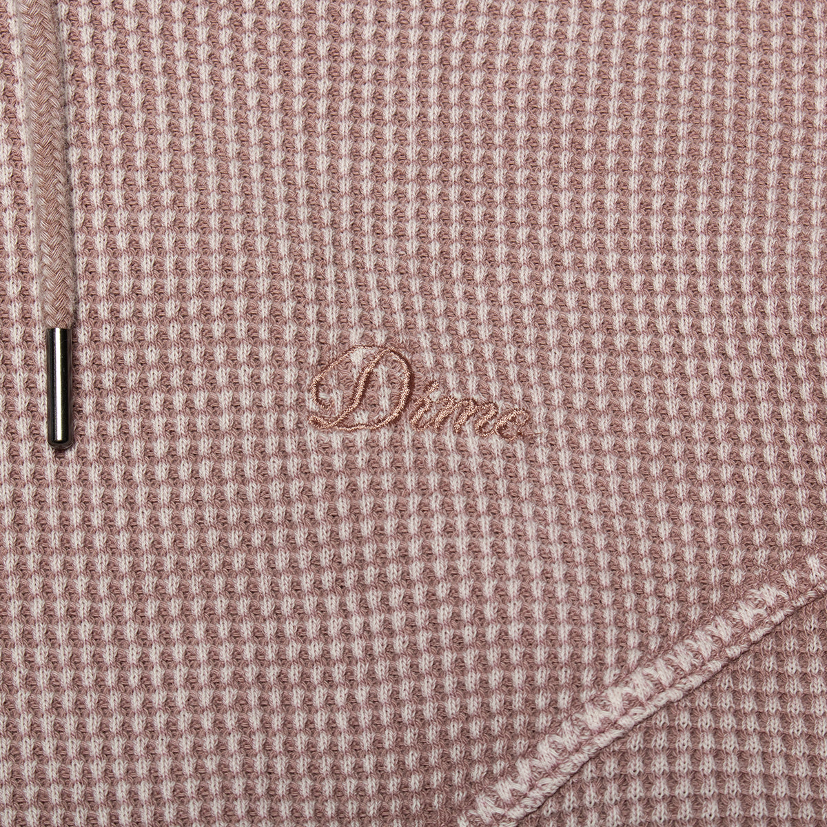 Dime - Premium Waffle Zip Hoodie
Color : Faded Mauve