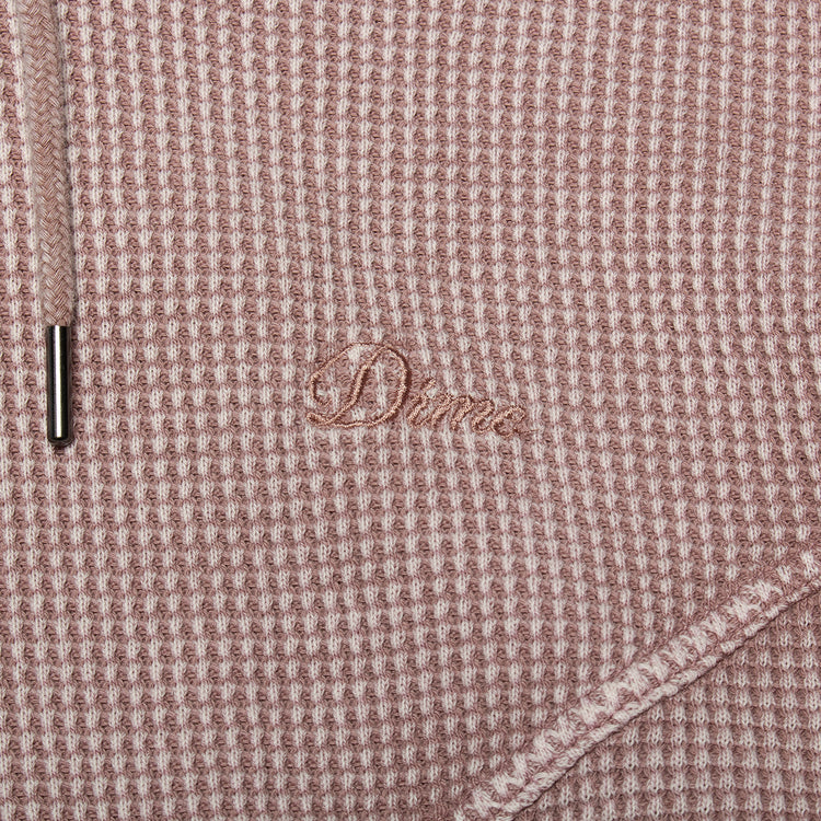 Dime - Premium Waffle Zip Hoodie
Color : Faded Mauve
