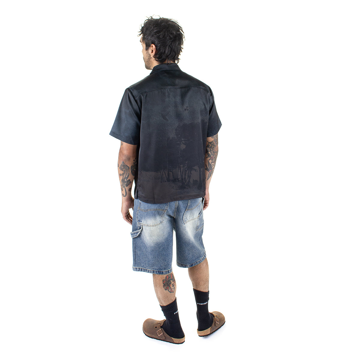 Dime - Day Off Button Up
Color : Black