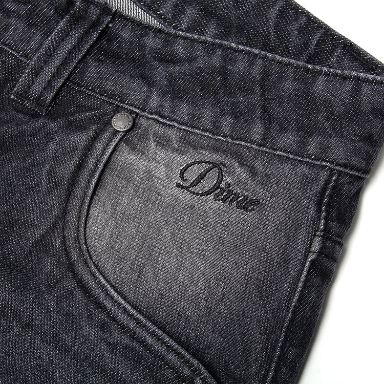 Dime - Classic Baggy Denim Pants
Color : Sandblasted Black