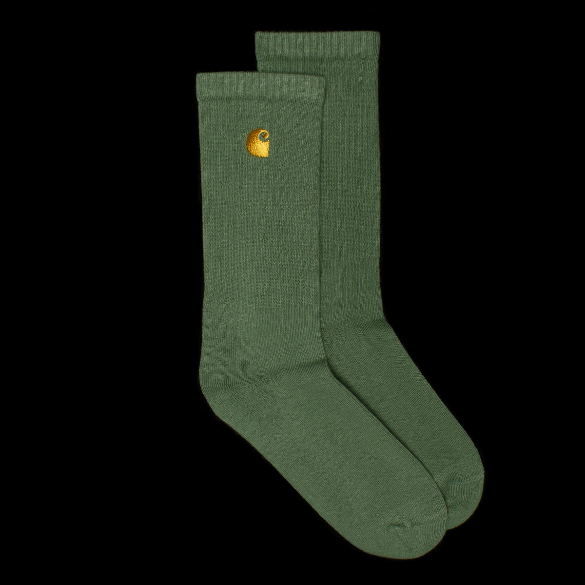 Carhartt WIP | Chase Socks Style # I029421-29Y Color : Duck Green / Gold