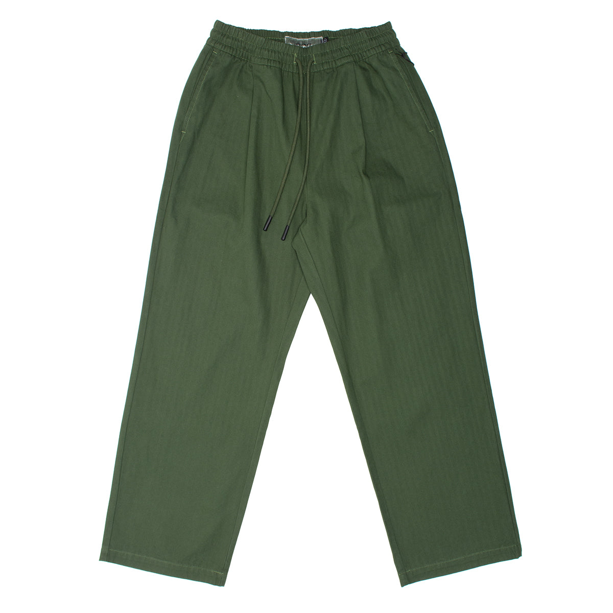 Students - Arts Baggy Herringbone Twill Pants
Color : Forest