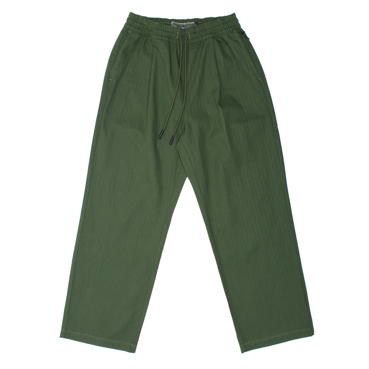 Students - Arts Baggy Herringbone Twill Pants
Color : Forest