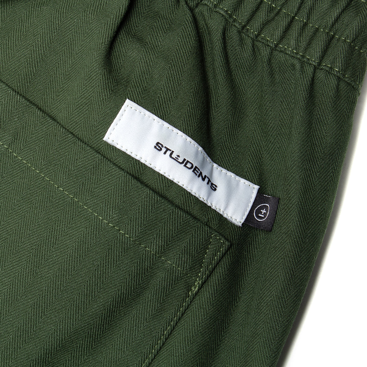 Students - Arts Baggy Herringbone Twill Pants
Color : Forest