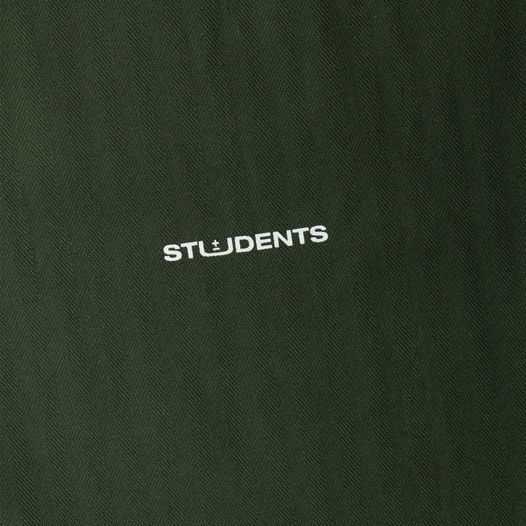 Students - Arts Baggy Herringbone Twill Pants
Color : Forest