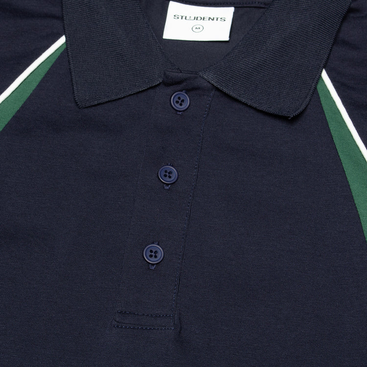 Students - Captain Jersey Polo Shirt
Color : Navy