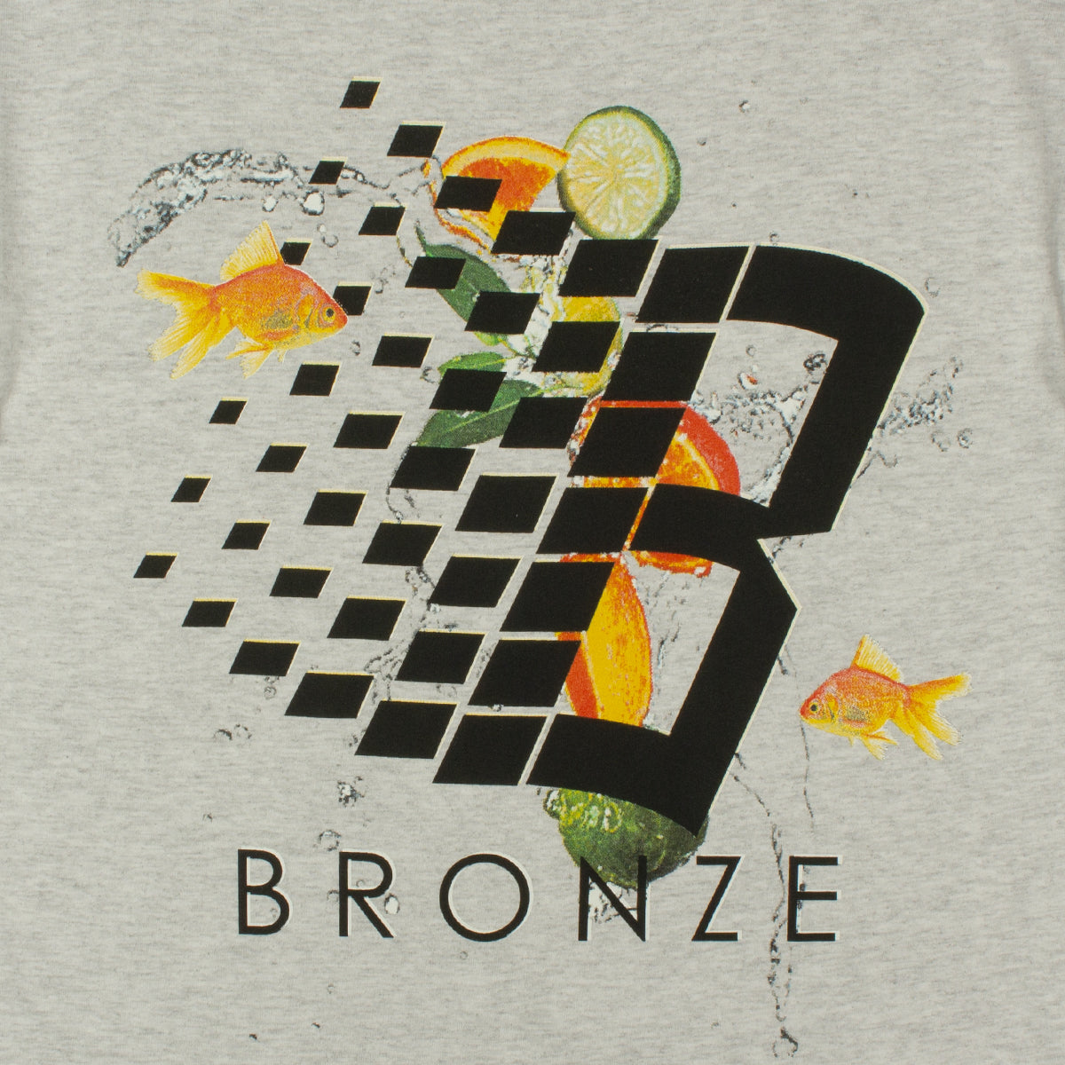 Bronze 56K | Citrus Logo T-Shirt Color : Ash Grey