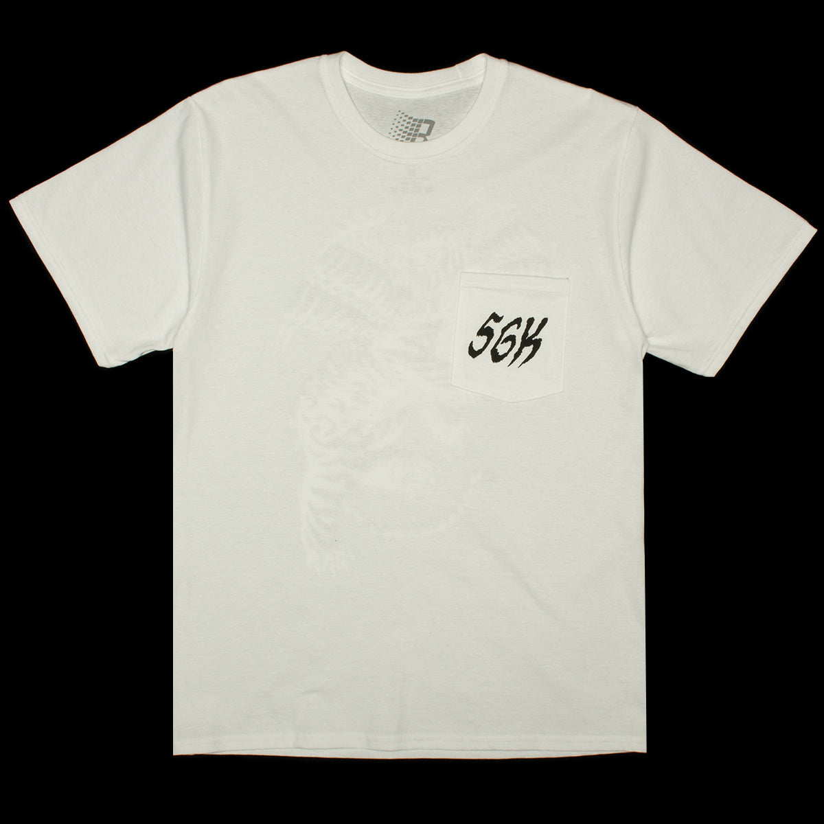 Bronze 56K | Tiger Pocket T-Shirt Color : White