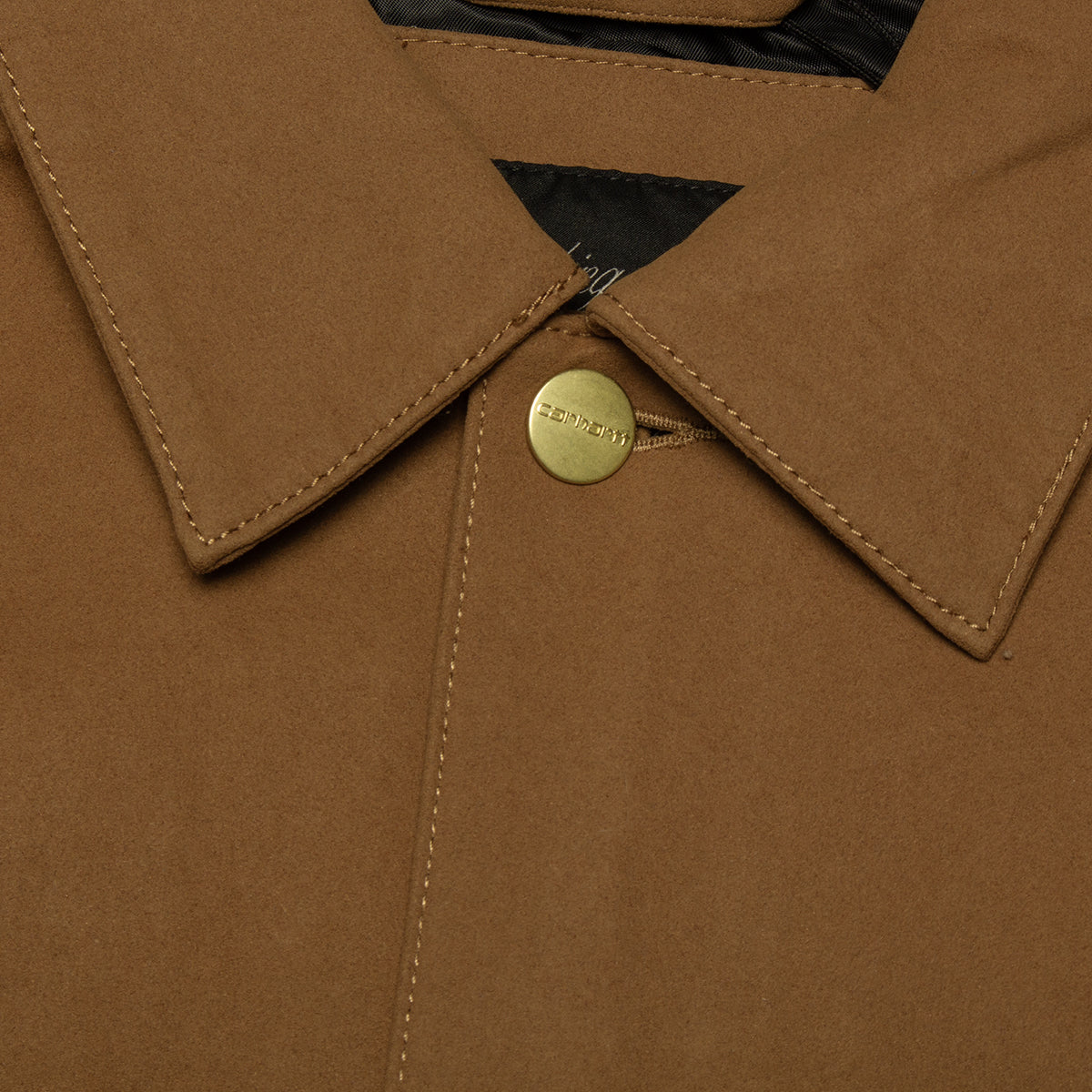 Carhartt WIP | Suede Michigan Coat Style # I033717-HZXX Color : Hamilton Brown