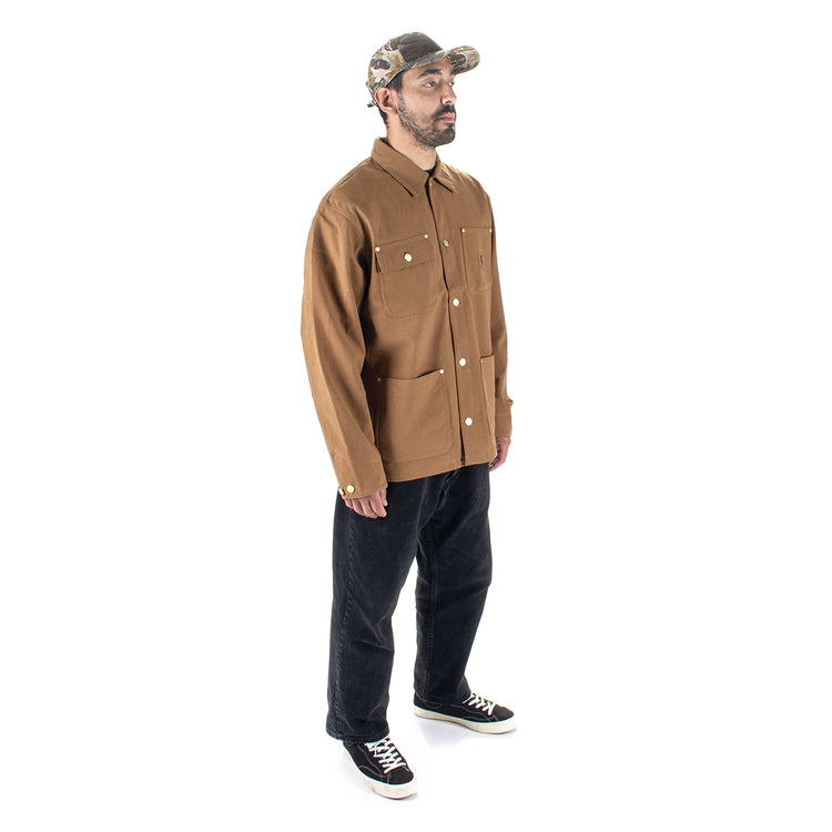 Carhartt WIP | Suede Michigan Coat Style # I033717-HZXX Color : Hamilton Brown