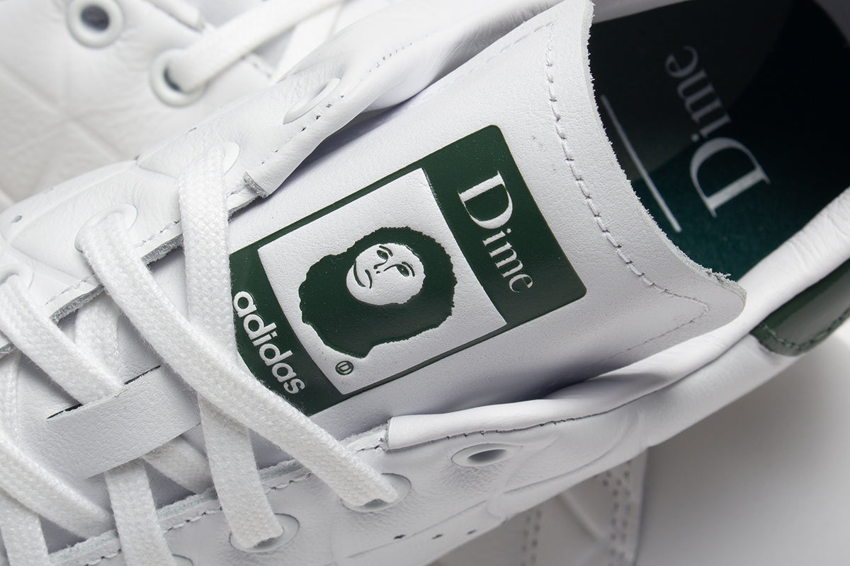 Adidas | Stan Smith x Dime Style # IG2044 Color : Cloud White / Collegiate Green / Green Oxide