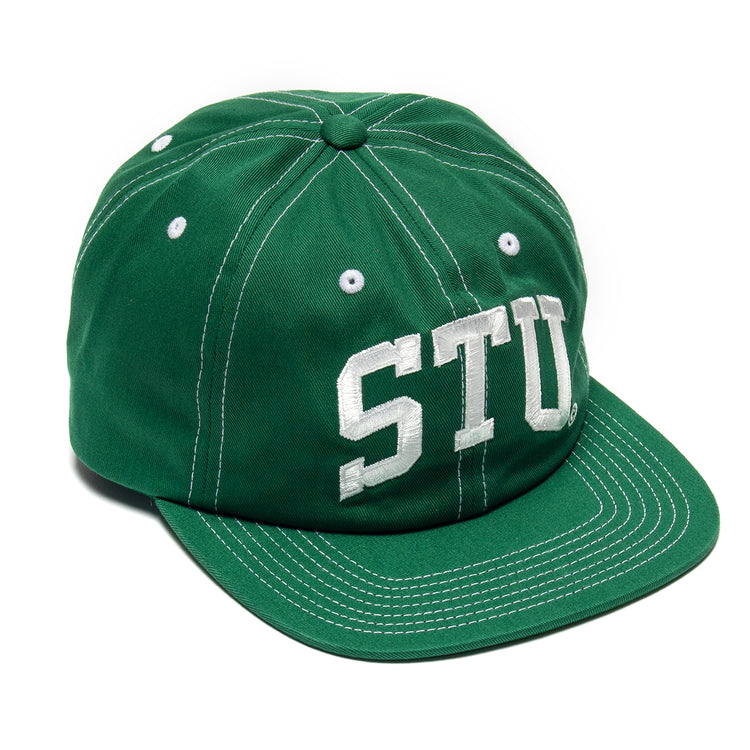 Stussy | Stu Arch Strapback Hat Style # 1311066 Color : Green