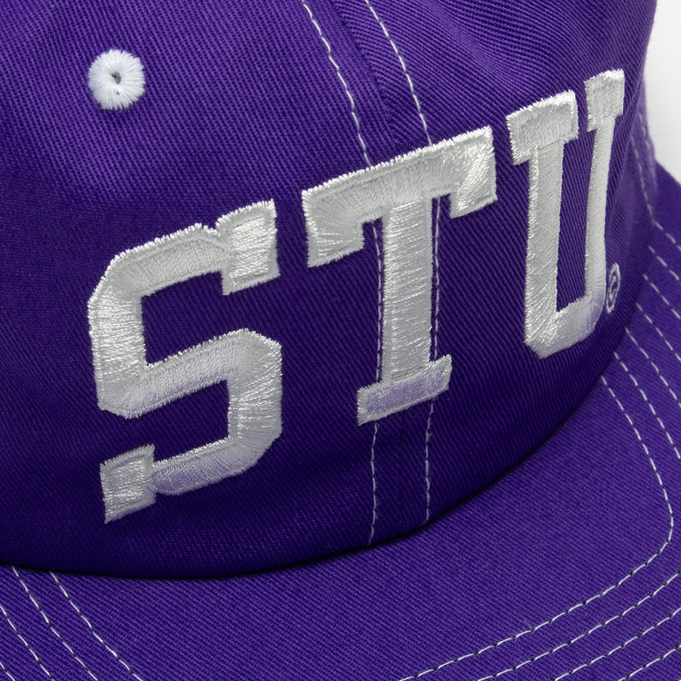 Stussy | Stu Arch Strapback Hat Style # 1311066 Color : Purple