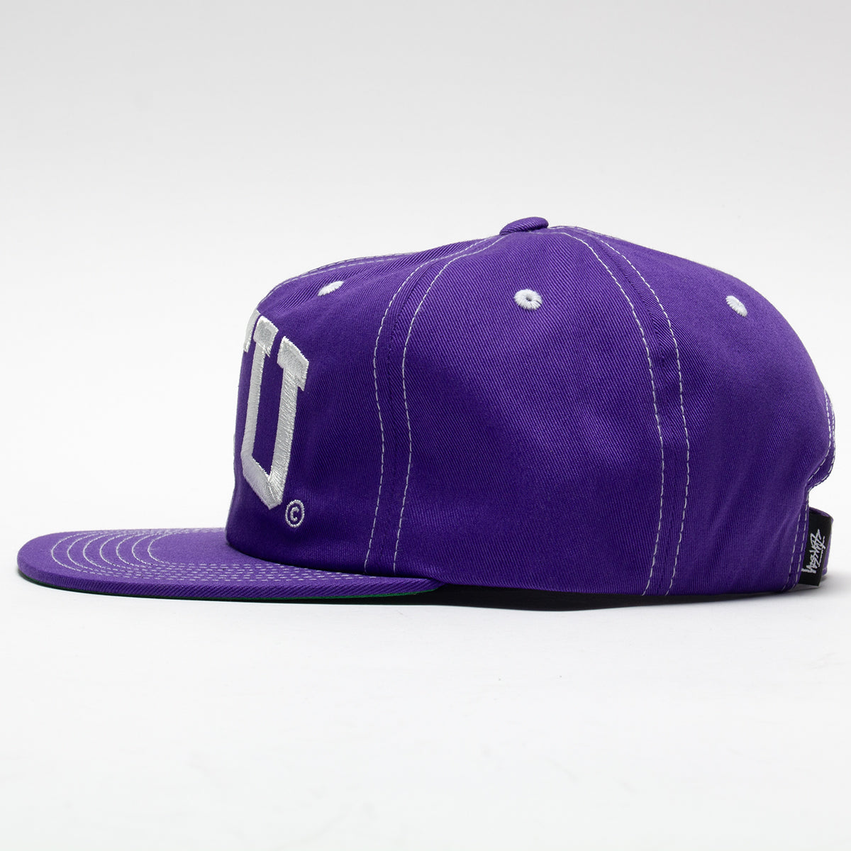 Stussy | Stu Arch Strapback Hat Style # 1311066 Color : Purple