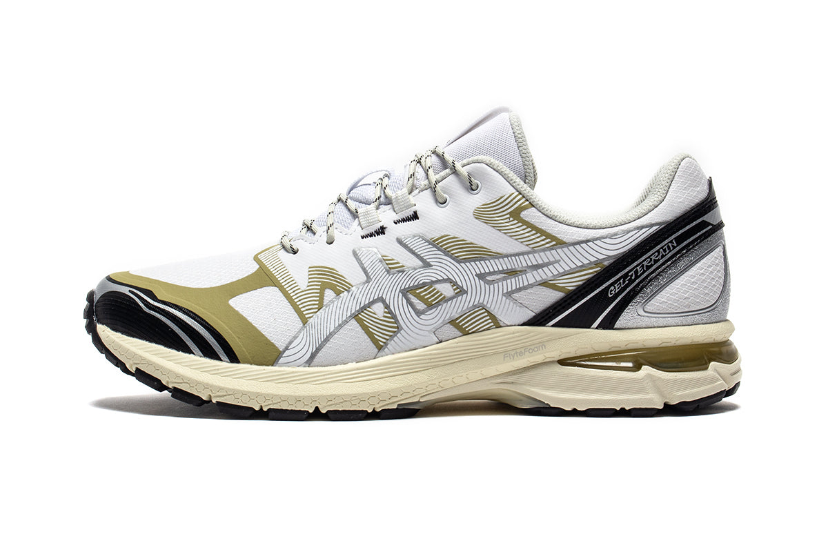 Asics | Gel-Terrain Style # 1203A342.100 Color : White / Lake Grey