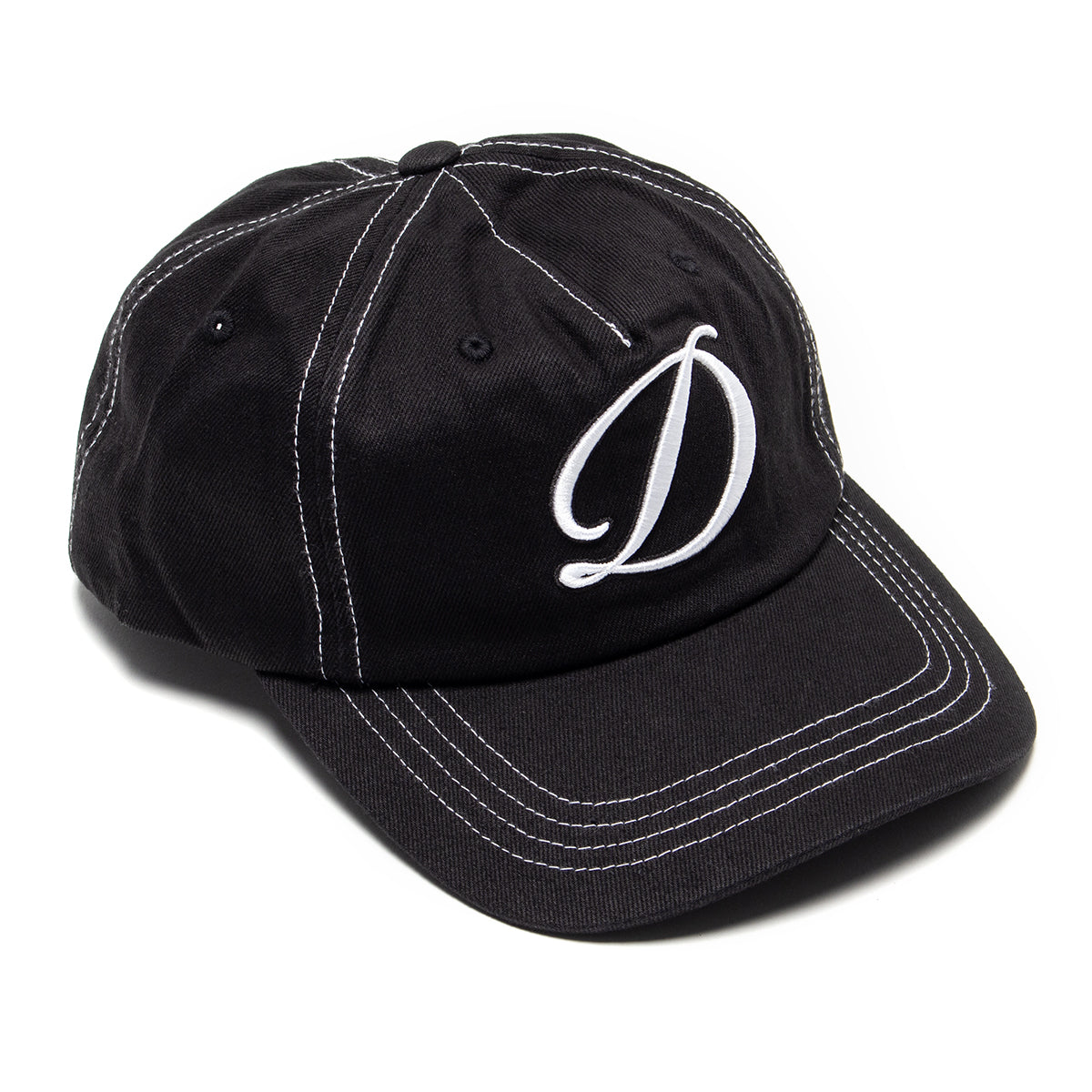 Dime - Cursive Denim Worker Cap
Color : Black Washed