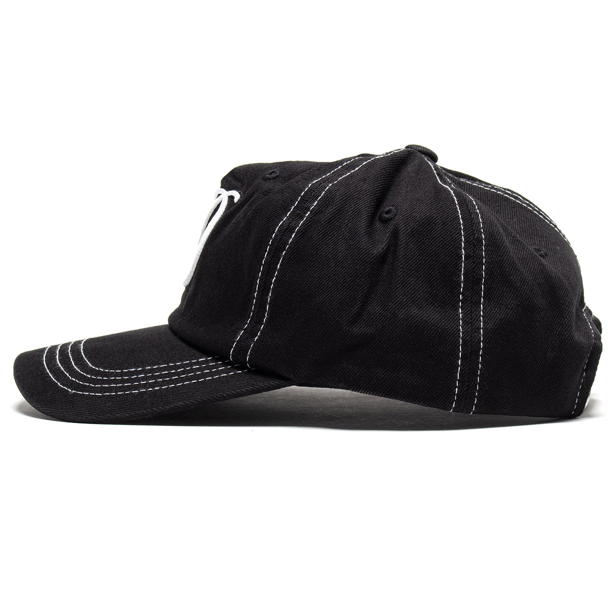Dime - Cursive Denim Worker Cap
Color : Black Washed