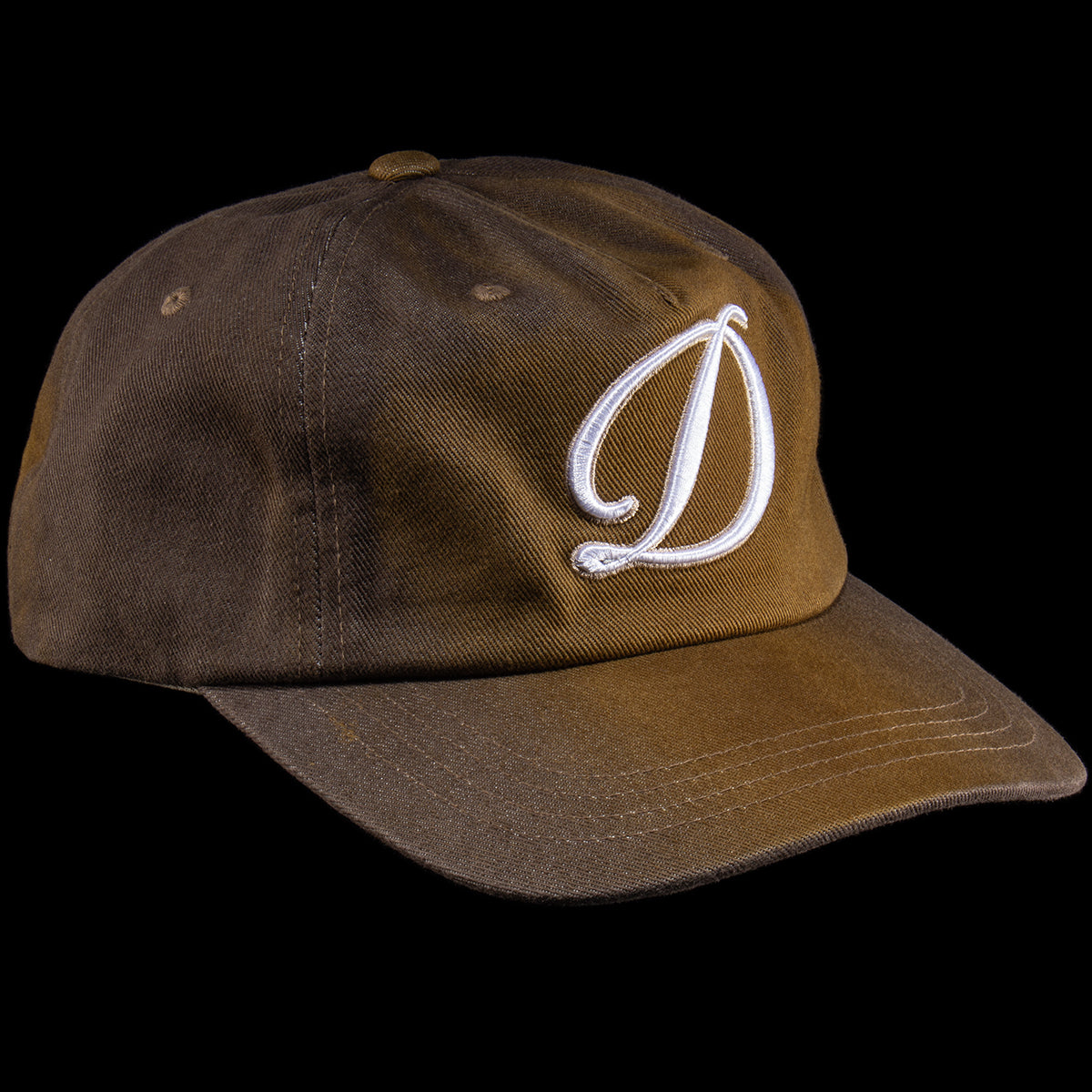 Dime - Cursive Denim Worker Cap
Color : Brown Washed