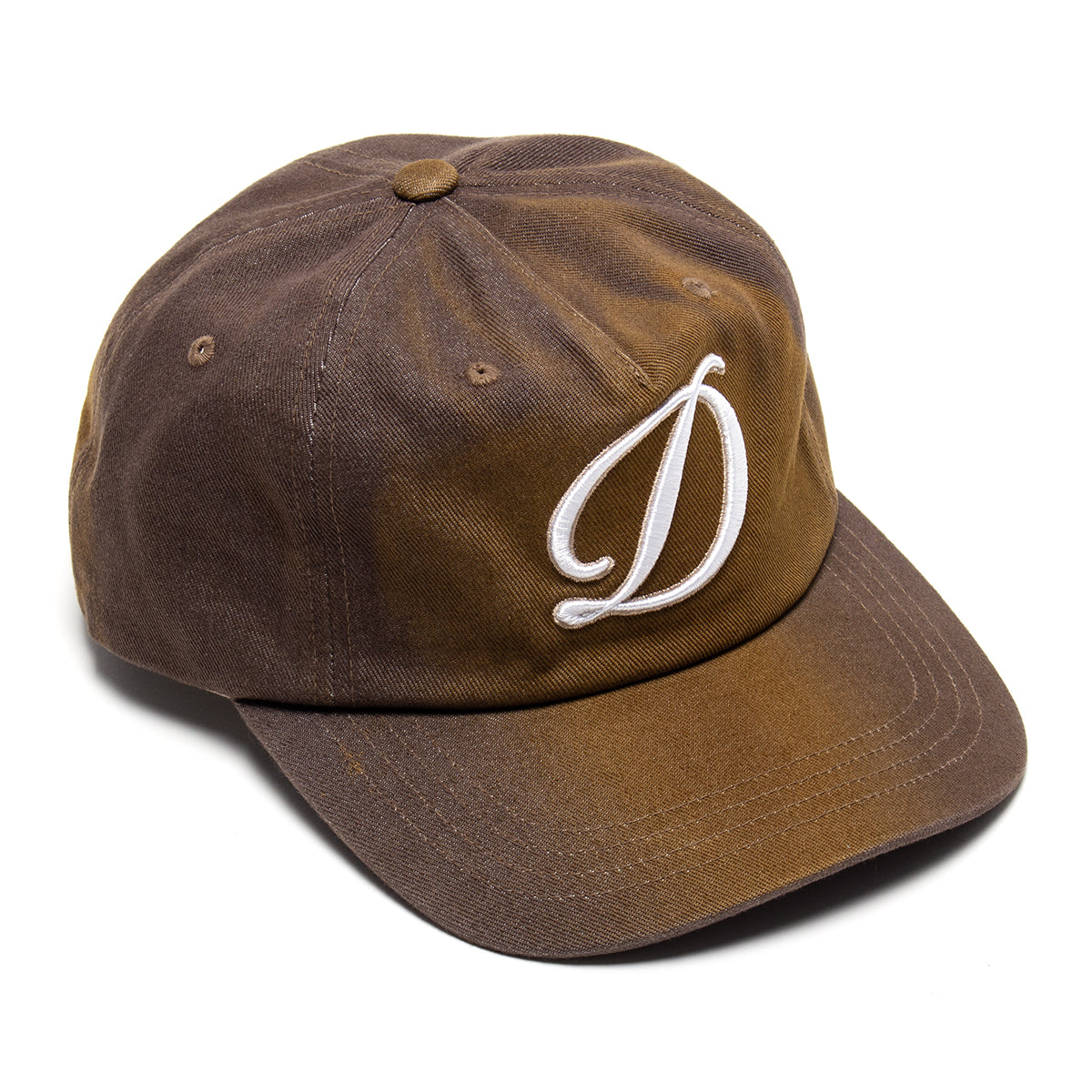 Dime - Cursive Denim Worker Cap
Color : Brown Washed