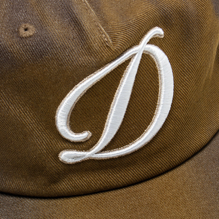Dime - Cursive Denim Worker Cap
Color : Brown Washed