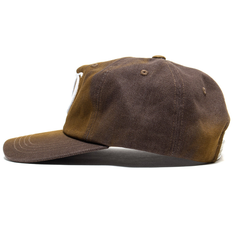 Dime - Cursive Denim Worker Cap
Color : Brown Washed