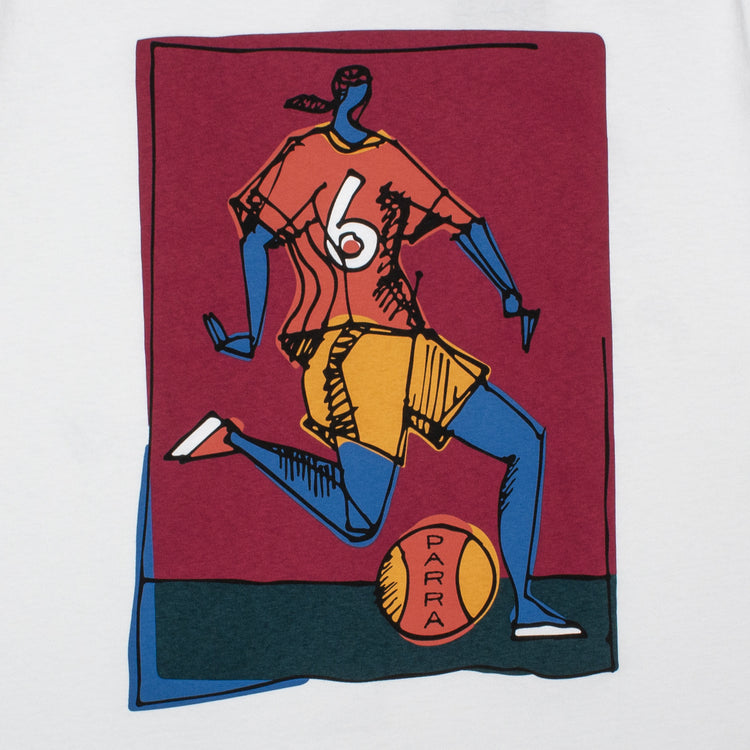 by Parra - Kicked Around T-Shirt
Style # 55455
Color : White