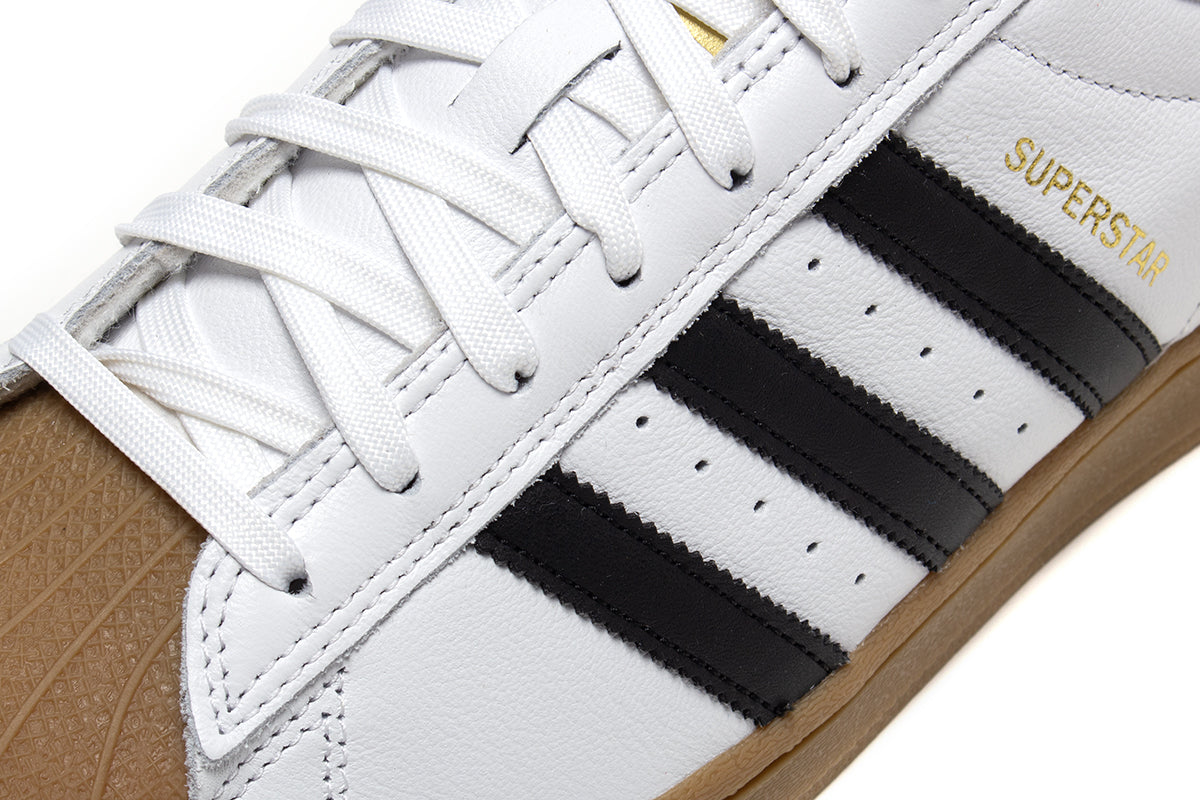 adidas Superstar ADV Shoes - White/Black/Gum adidas Superstar ADV Shoes - White/Black/Gum