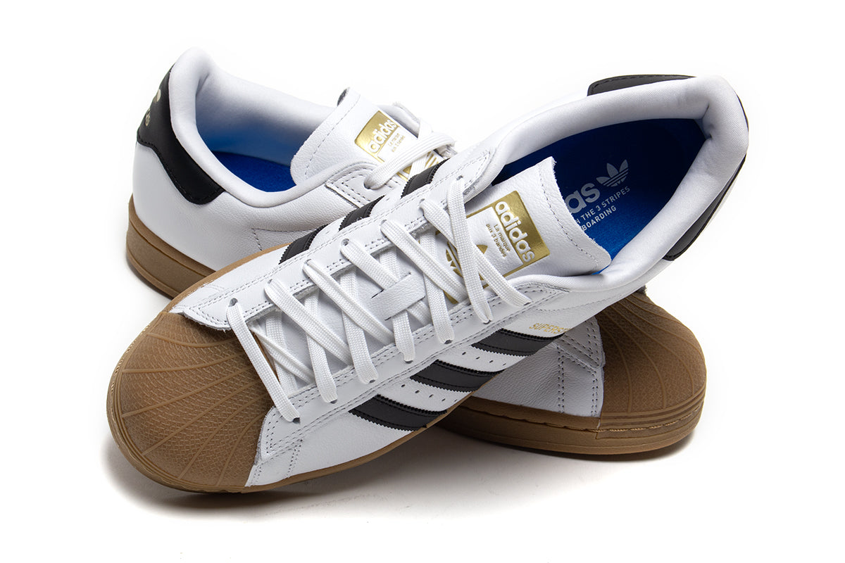 adidas Superstar ADV Shoes - White/Black/Gum adidas Superstar ADV Shoes - White/Black/Gum