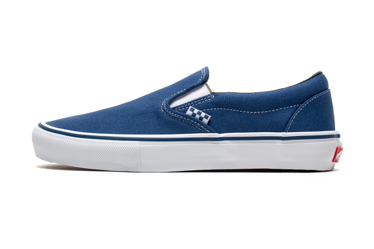 Vans - Skate Slip-On
Style # VN0A5FCANVY1
Color : Navy / White