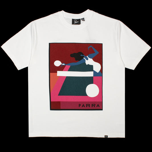 by Parra - Ping Ponged T-Shirt
Style # 55460
Color : White
