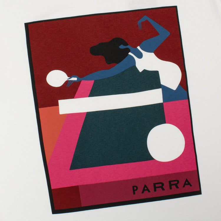 by Parra - Ping Ponged T-Shirt
Style # 55460
Color : White