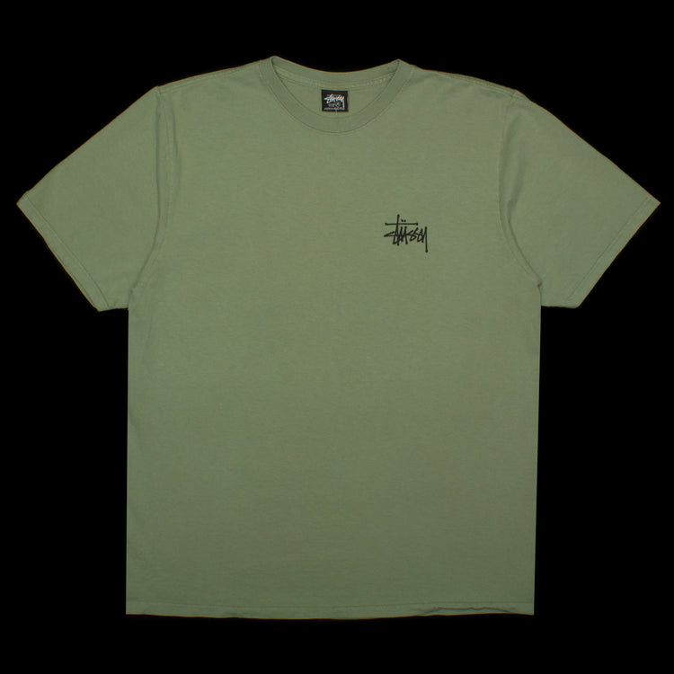 Stussy | Basic Stussy Pigment Dyed T-Shirt Style # 1904879 Color : Artichoke