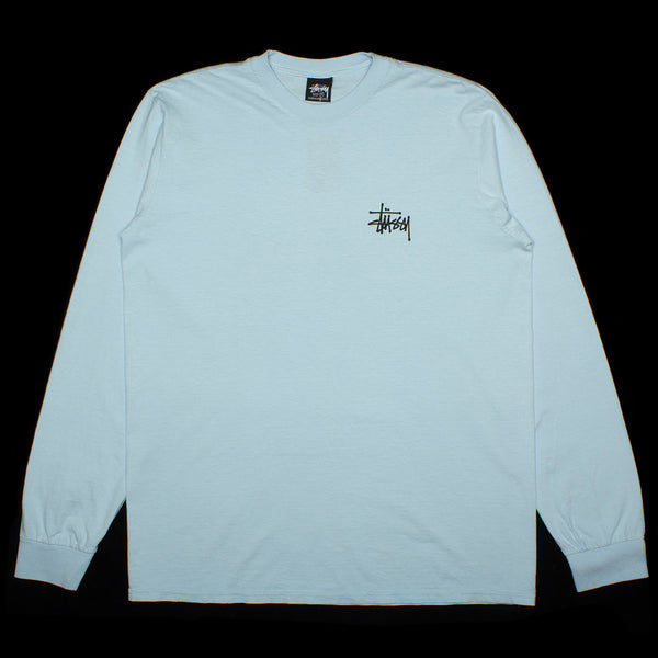 stussy ステューシー 希少 モノグラム ロンT ブルー　ユニオン 6-6-23-Stussy-Logo-LS-Blue-