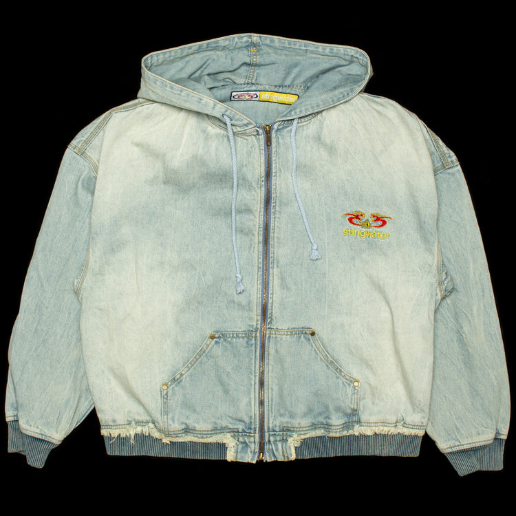 Stingwater | Moses Bomber Hoodie Color : Vintage Blue