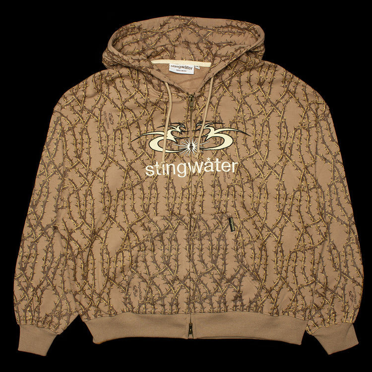 Stingwater | Thorn Zip-Up Hoodie Color : Brown