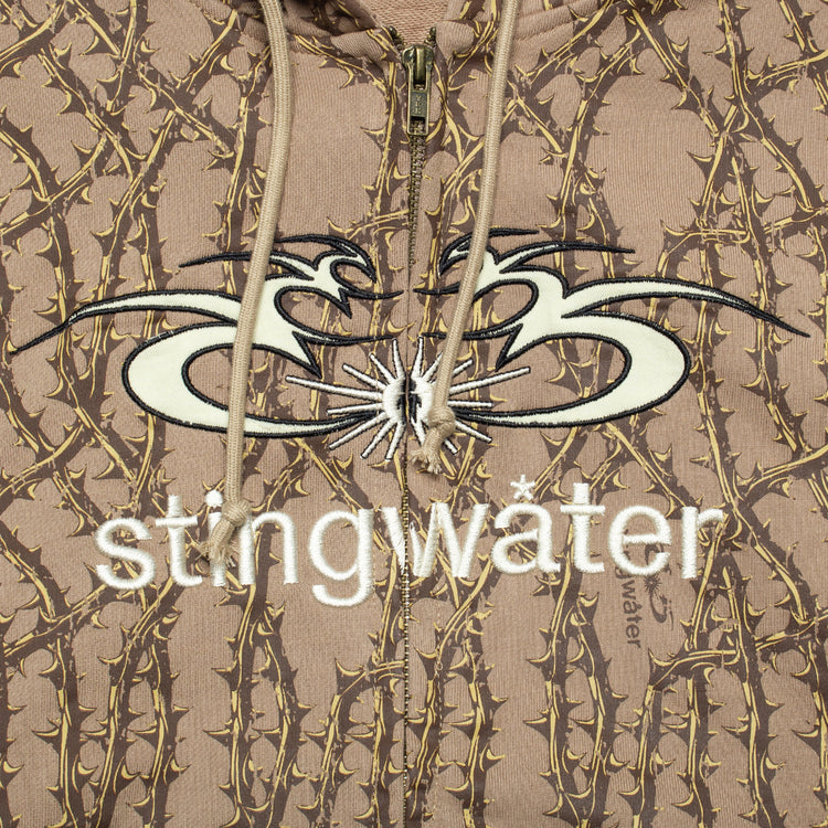 Stingwater | Thorn Zip-Up Hoodie Color : Brown