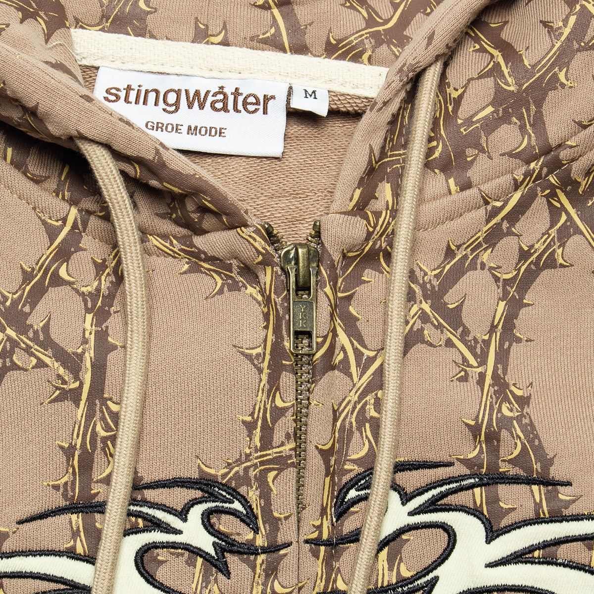 Stingwater | Thorn Zip-Up Hoodie Color : Brown