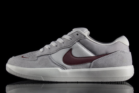Nike SB | Force 58 Style # FQ7637-001 Color : Platinum Tint / Dark Team Red / Wolf Grey
