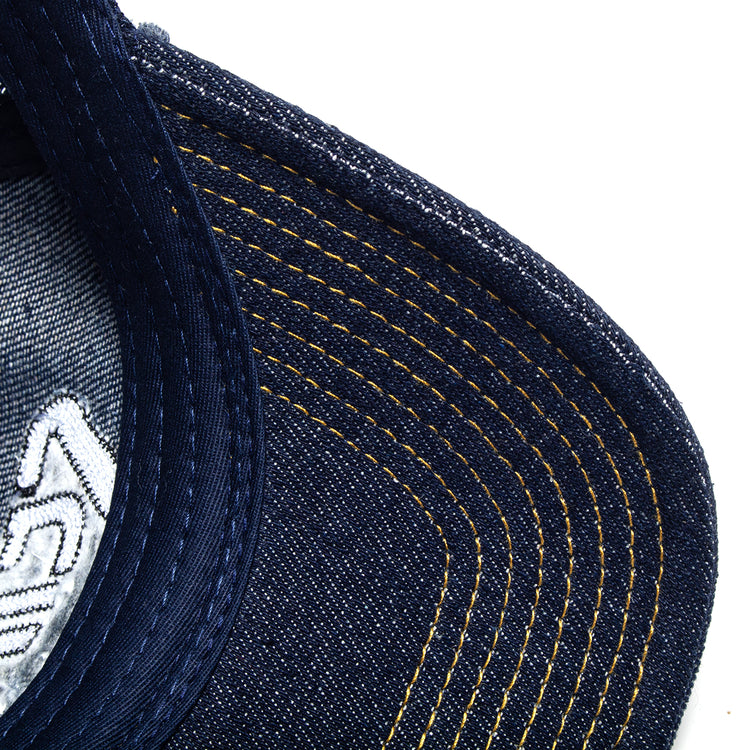 Stingwater | Distressed Denim Trucker Hat Color : Blue